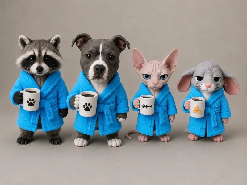 Cute Animals on Vacation