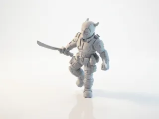 Cute Deadpool Chibi Figurine 3D Printable