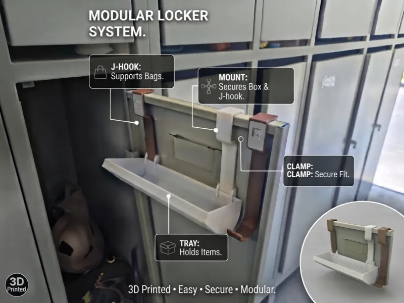 Box for Locker Door