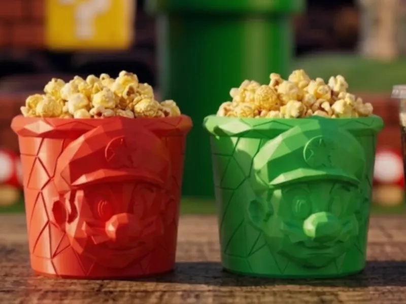 Popcorn buckets low poly