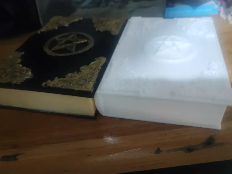 Joyero Libro Gótico Antiguo