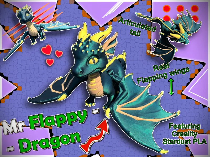 Mr Flappy Dragon - Ali Articolate e Completamente Funzionanti!!