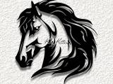 stallion horse WALL ART HOME DECOR-0