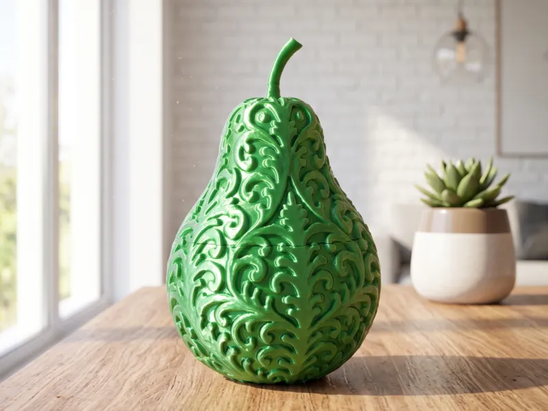 Filligree Pear Jar