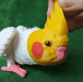 Cockatiel Articulated Figure