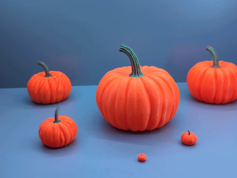 Hidden Turn-Down Spider Pumpkin Prank Fun Halloween Trap Toy