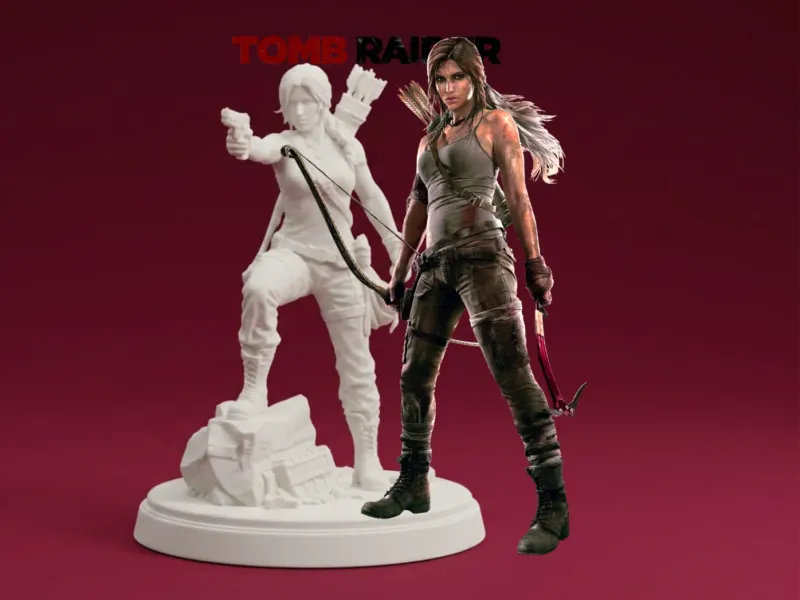Lara Croft – Tomb Raider Inspired Figurine