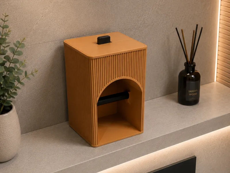 Toilet Paper Holder | Minimalist Bathroom organizer