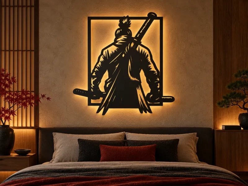 WallArt 日本武士 007
