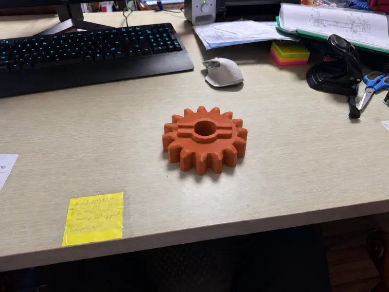 Engrenage de remplacement pour presse à raisins – 16 dents
