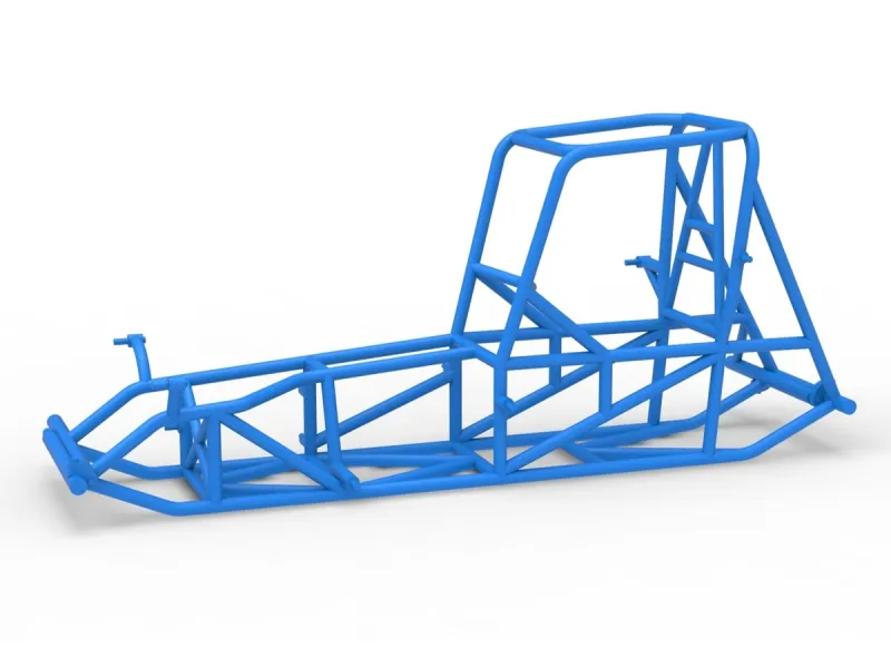 Frame of Vintage Pavement Sprint car Scale 1:25
