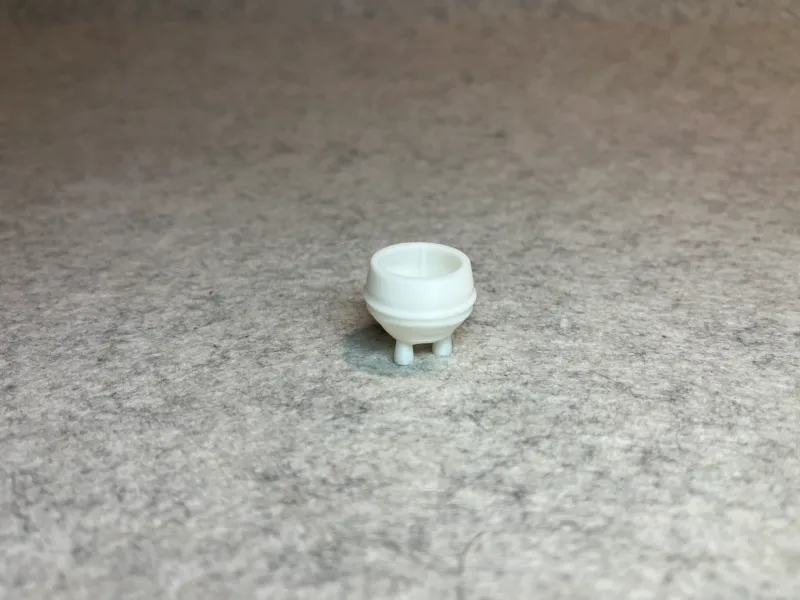 Calderone per casa delle bambole in miniatura