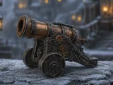 Dwarven Cannon Prop for DnD-0