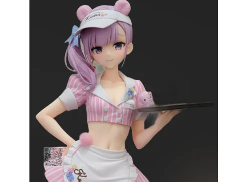 Pastel Roller Café Maid