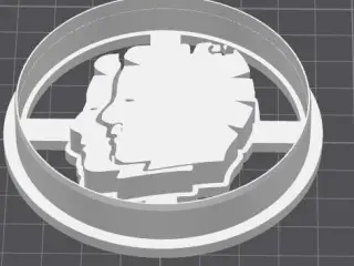 Gemini star sign Cookie cutter