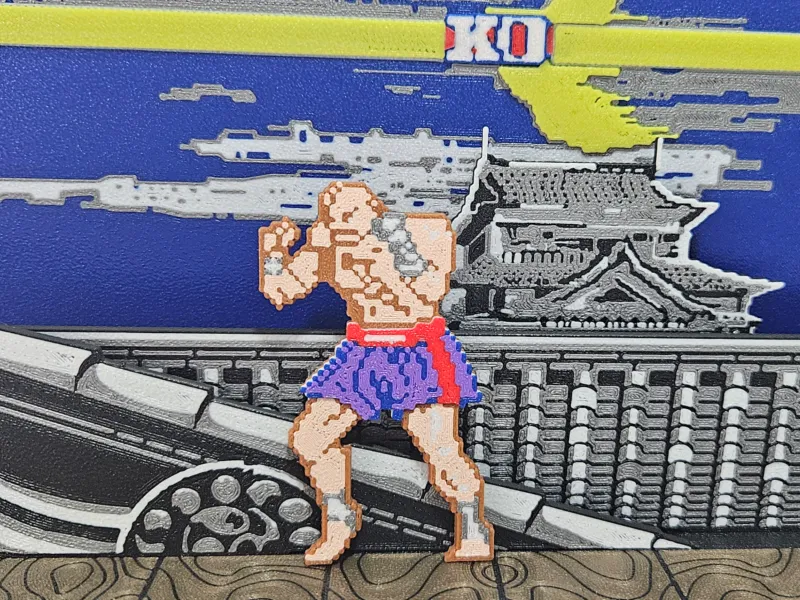 Sagat Street Fighter (Diorama, Keychain, Magnet)