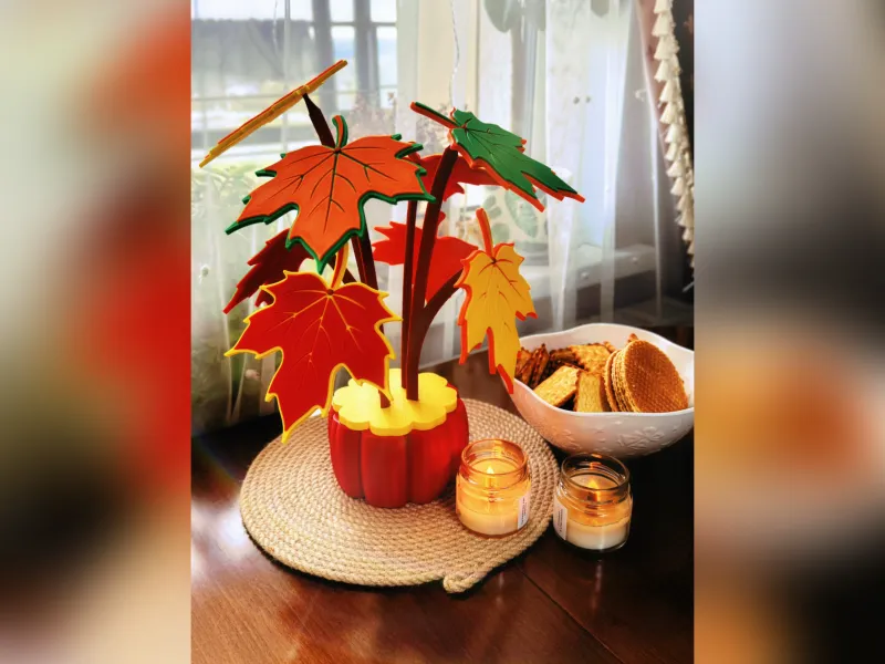 Maple Tree Coaster Set