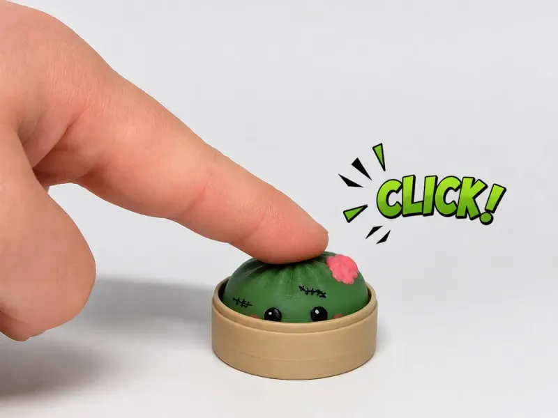 Cute Kawaii Zombie Dumpling Clicker (Zombling)