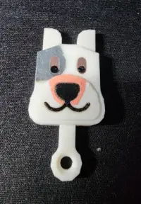 PRINT-IN-PLACE DOGGY KEYCHAIN-0