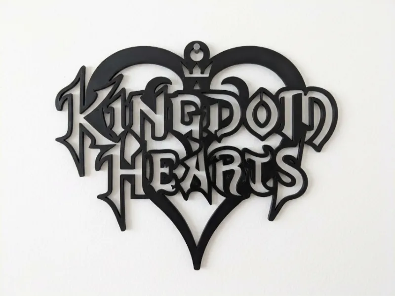 Настенный арт Kingdom Hearts: вывеска / логотип