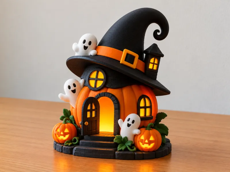 Haunted Pumpkin Witch House