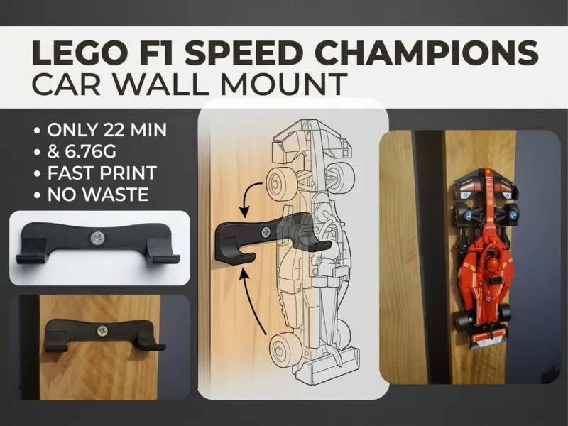Supporto a muro LEGО F1 Speed Champions - 22 min 6,76 g