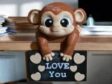 Shelf Sign Holder Monkey-0