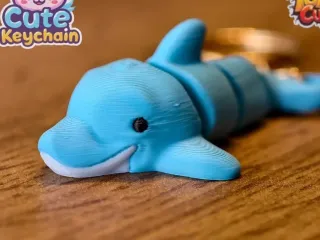 Sweet Dolphin Keychain