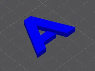 Airbus Logo Keychain