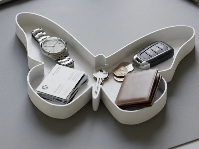 Minimalist Desk Organizer – Key Holder, Phone Stand