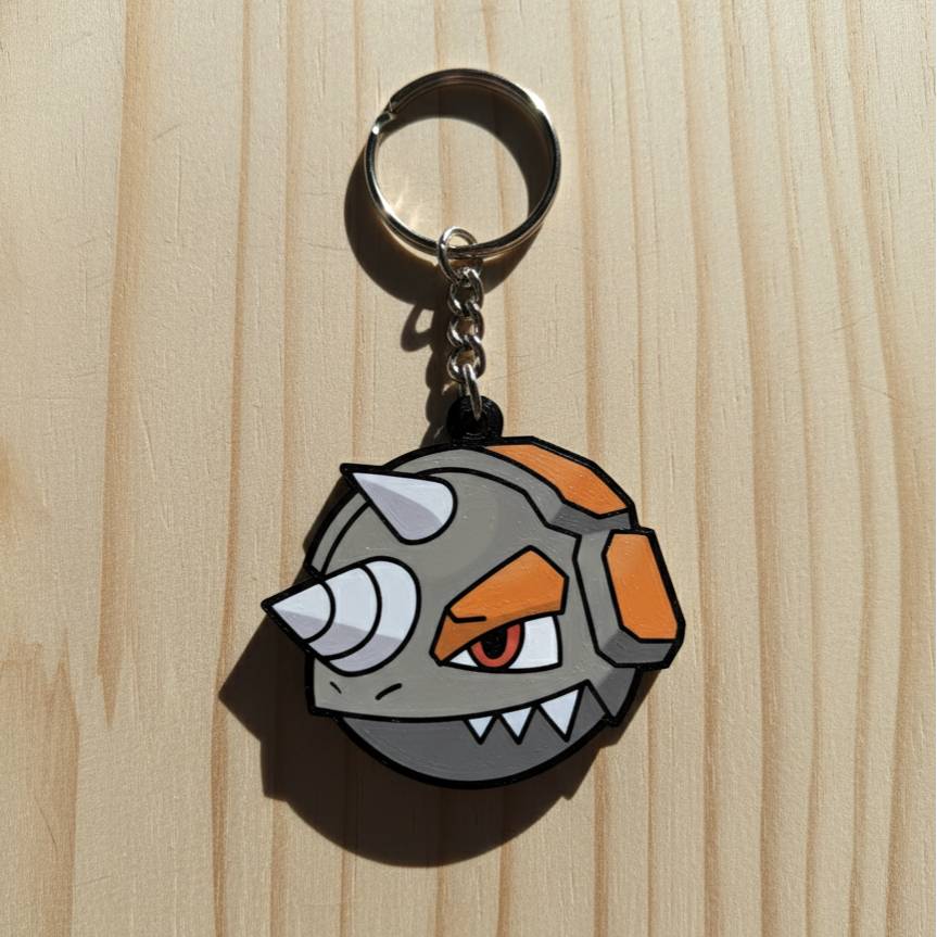 Pokemon Rhyperior Keychain Archivos de impresora 3D | Archivo 3MF | Rhyperior Keychain Pokemon ...