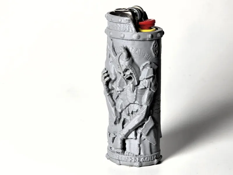 Чехол для зажигалки BIC J6 в стиле драугра из Skyrim