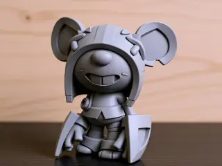 Moe Brawl Star Miniature Fan Art