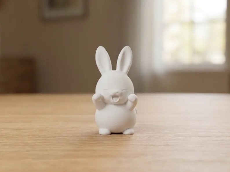 Happy Bunny - Statua decorativa