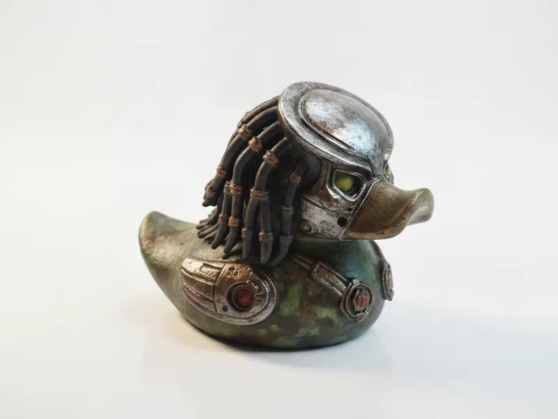Rubber Duck Predator Figurine 3D Printable