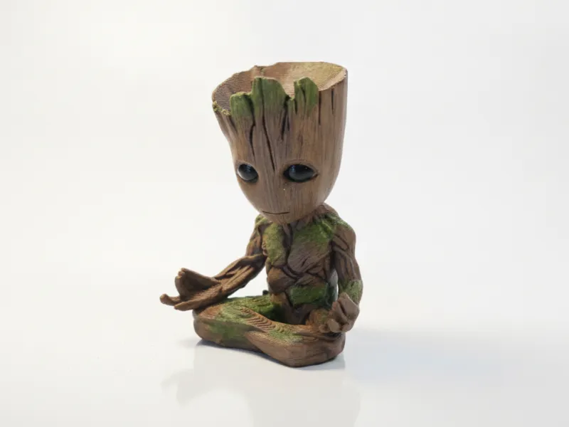 Meditating Groot Figurine Marvel 3D Printable