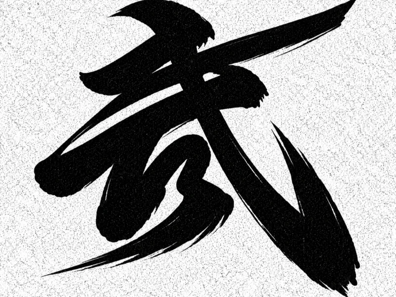 wallart文字 武の躍動