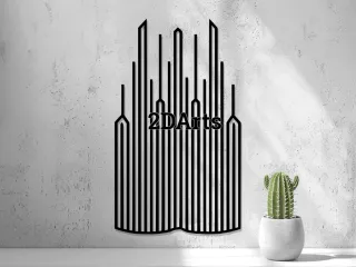 Abstract City Wall Art