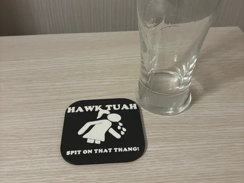 Hawk Tuah Getränkeuntersetzer