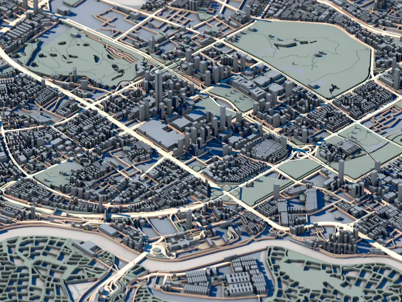 Bank of Beijing Building – Shenzhen Skyscraper 3D Model