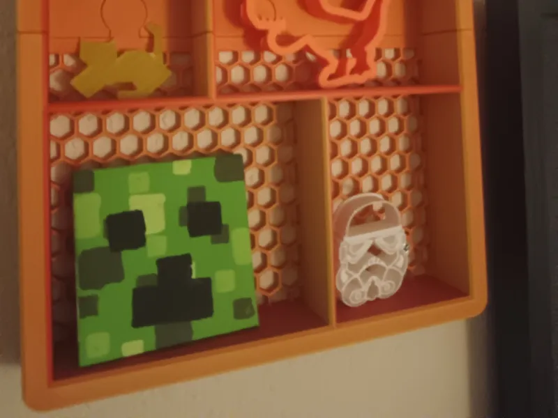 Estante de miniaturas Shadowbox
