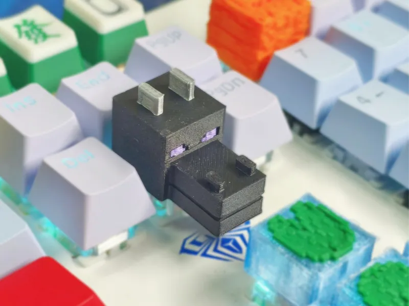 「Minecraft 龙首」键帽 多色打印i8