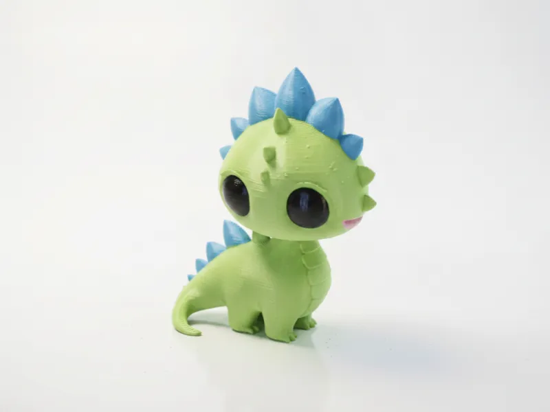 Little Dinosaur Figurine Animal Sculpture 3D Printable