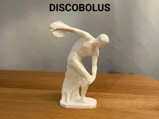 Low Poly Discobolus Statue