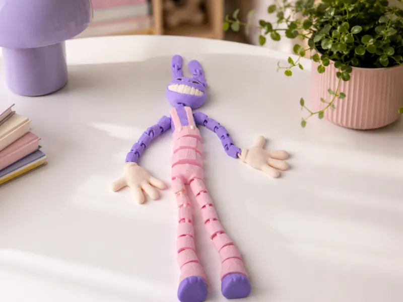 The Amazing Digital Circus Jax TADC Flexi Toy