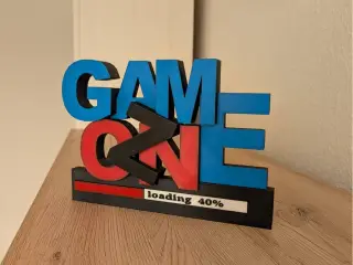 Game Zone Dekoration Schriftzug