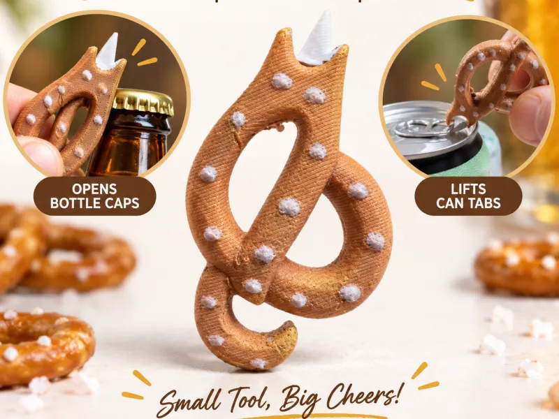 Pretzel Prost Lever - Bottle & Can Opener Flash Contest