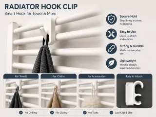 Bathroom radiator towel rail | Bad-Heizkörper-Handtuchhalter