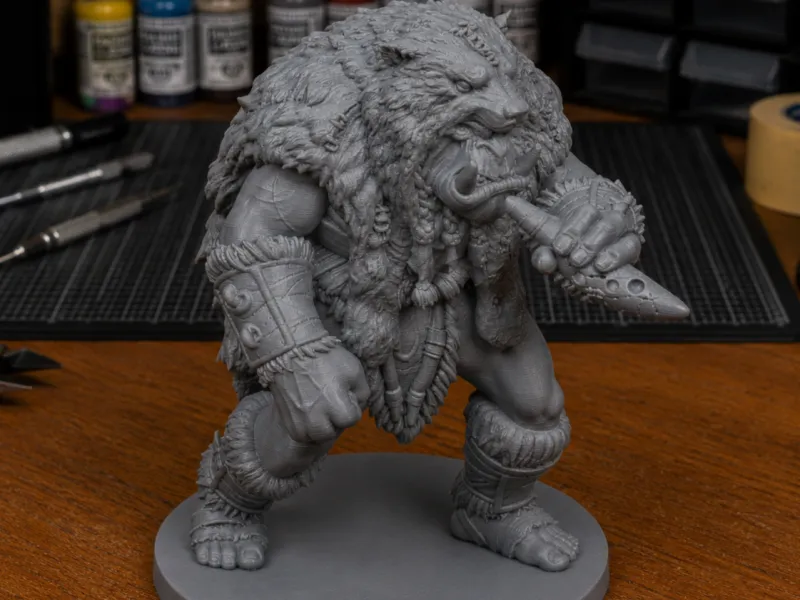 Frost Troll Wolf Tamer for DnD - Magic Series