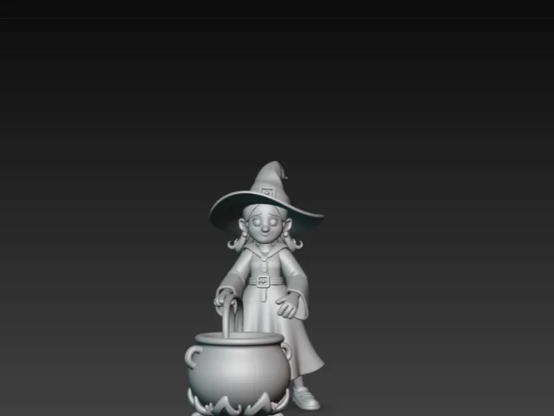 THE WITCH WITH THE CAULDRON 2